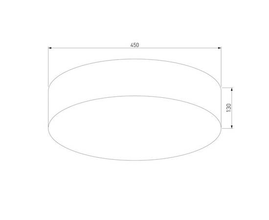 Потолочный светильник TK Lighting 1086 Rondo White, изображение 3
