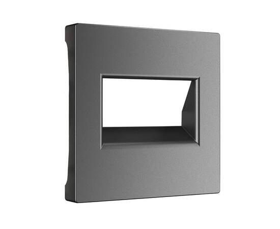 Накладка для двойной розетки Еthernet RJ-45 Werkel графит W1191164 4690389194467