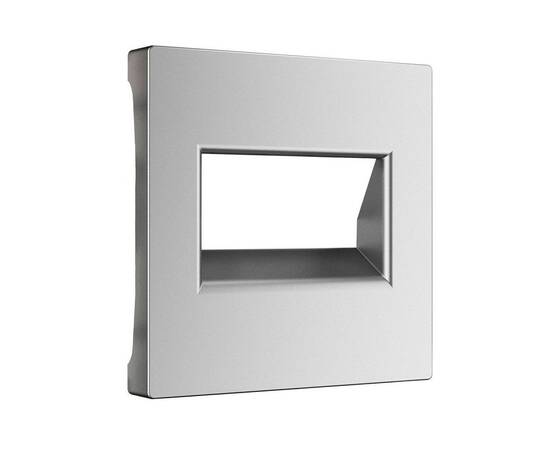 Накладка для двойной розетки Еthernet RJ-45 Werkel серебро W1191165 4690389195679