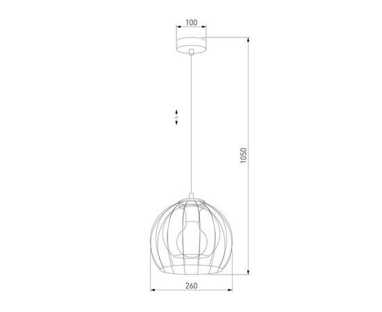 Подвесной светильник TK Lighting 3154 Universo Black, изображение 3