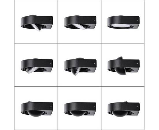 Уличный настенный светодиодный светильник Arte Lamp San Francisco A1831AL-1BK, изображение 2