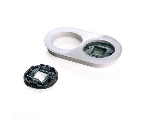 Рамка Werkel на 2 поста Favorit Runda белый W0025101 4690389166440, изображение 3
