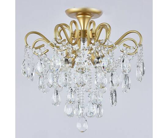 Потолочная люстра Reluce 04066-0.3-04 MATT GOLD+CR, изображение 4