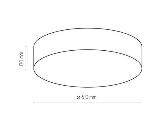 Потолочный светильник TK Lighting 1581 Rondo White, изображение 3