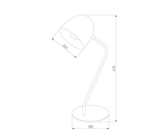 Настольная лампа TK Lighting 5036 Soho Black, изображение 2