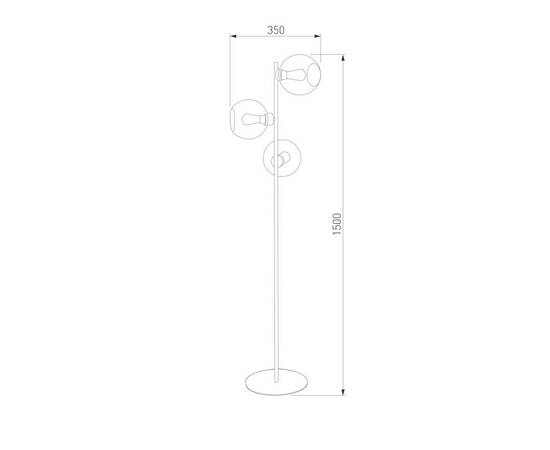 Торшер TK Lighting 5239 Cubus Graphite, изображение 2