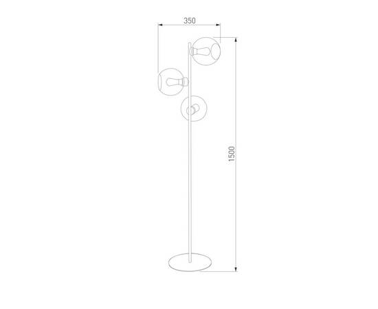 Торшер TK Lighting 5239 Cubus Graphite, изображение 3