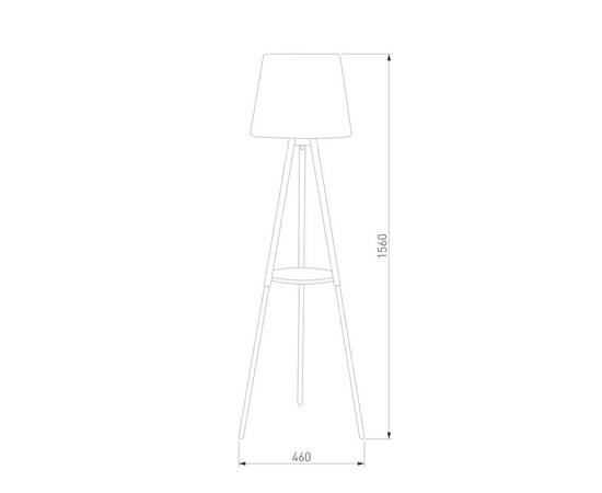 Торшер TK Lighting 698 Vaio White, изображение 2