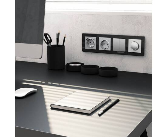 Рамка Werkel Acrylic на 4 поста черный W0042708 4690389190544, изображение 3