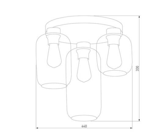 Потолочная люстра TK Lighting 3318 Marco Green, изображение 3