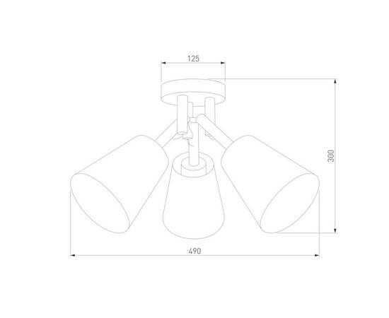 Потолочная люстра TK Lighting 665 Vaio 3, изображение 2
