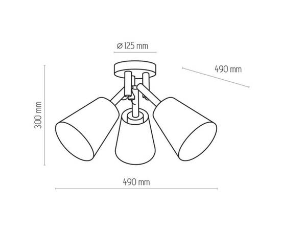 Потолочная люстра TK Lighting 665 Vaio 3, изображение 3