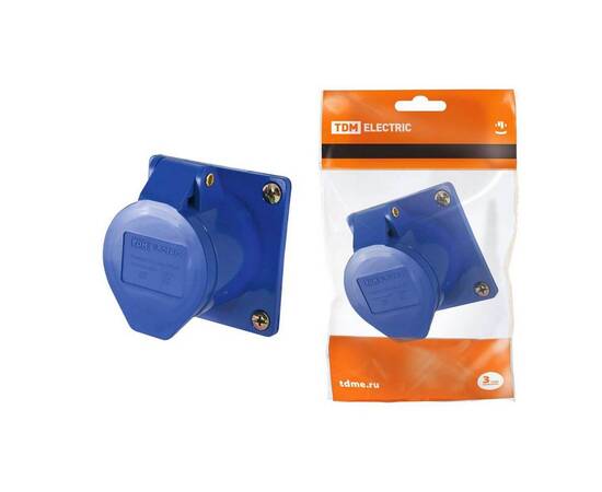 Розетка 2P+PE TDM Electric SQ0604-0014