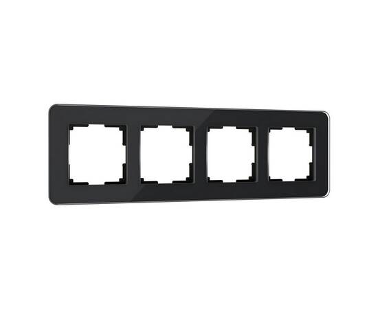 Рамка Werkel Elite на 4 поста черный W0042448 4690389196232