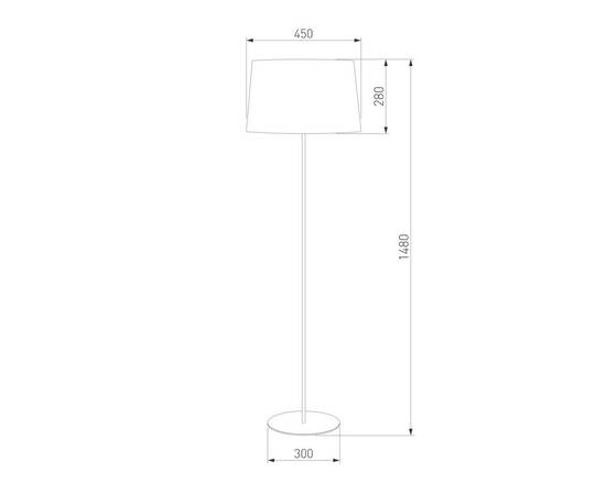 Торшер TK Lighting 2920 Maja Black, изображение 2