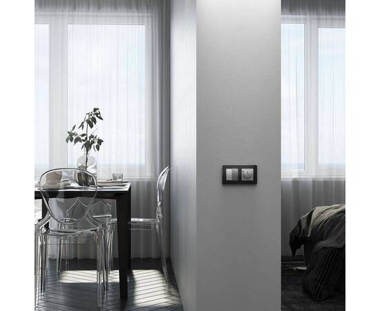 Перекрестный переключатель двухклавишный Werkel W1123008 4690389182181, изображение 2