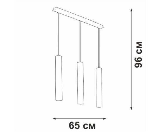 Подвесная люстра Vitaluce V4641-2/3S, изображение 4