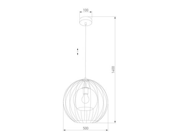 Подвесной светильник TK Lighting 2552 Universo Black, изображение 2