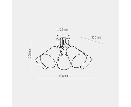 Потолочная люстра TK Lighting 666 Vaio 5, изображение 3