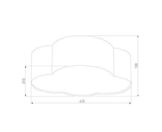 Потолочный светильник TK Lighting 3144 Cloud, изображение 2
