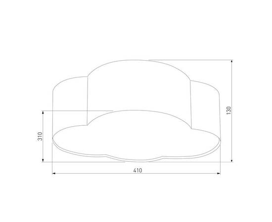 Потолочный светильник TK Lighting 3144 Cloud, изображение 3