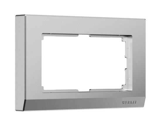 Рамка Werkel Stark для двойной розетки серебро W0081865 4690389194986