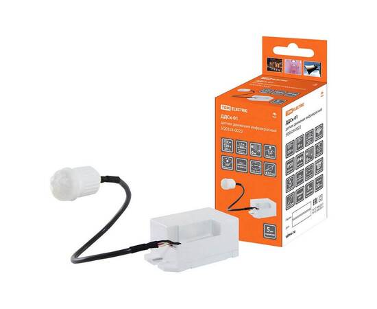 Датчик движения инфракрасный TDM Electric ДДСк-01 SQ0324-0022