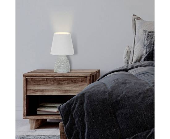 Настольная лампа Uniel UML-B301 E14 Lilght Grey UL-00010751, изображение 2