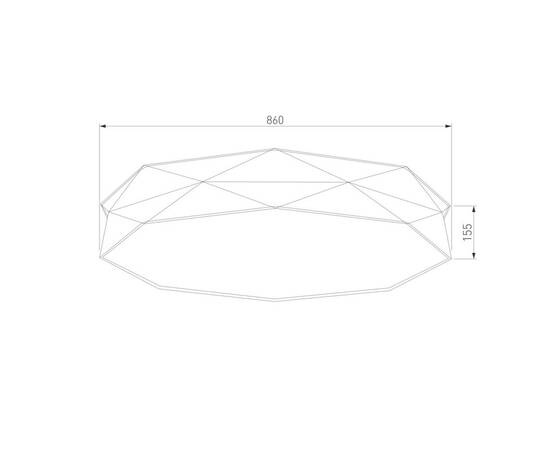 Потолочный светильник TK Lighting 4227 Kantoor Black, изображение 2