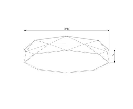 Потолочный светильник TK Lighting 4227 Kantoor Black, изображение 3