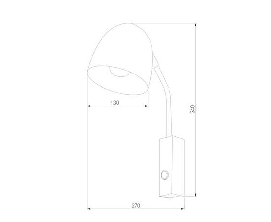 Бра TK Lighting 4167 Soho Black, изображение 2