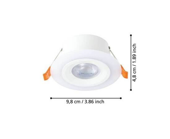 Встраиваемый светодиодный светильник Eglo Calonge 900912, изображение 2