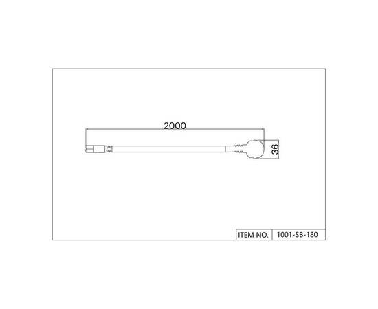 Сетевой шнур Favourite Unika 1001-SB-180, изображение 2