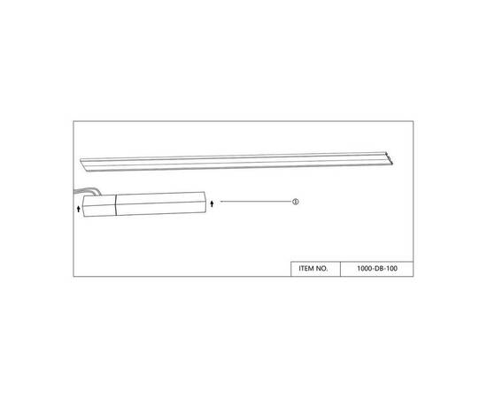 Блок питания Favourite Unika 42V 100W IP20 1000-DB-100, изображение 2