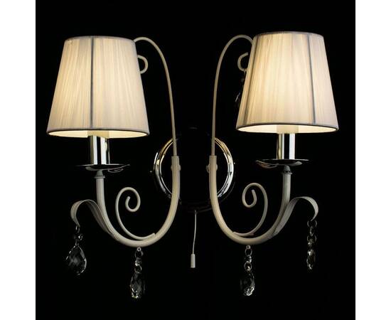 Бра Arte Lamp Romana Snow A1743AP-2WH, изображение 3