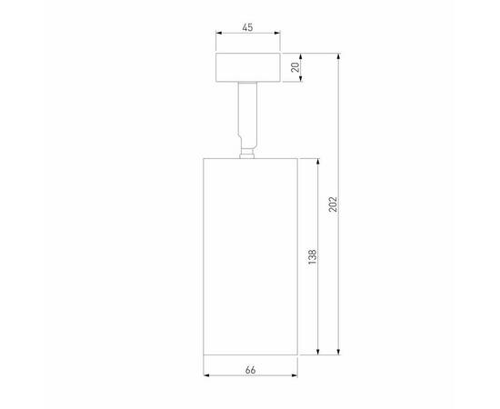 Светодиодный спот Elektrostandard Diffe 85266/01 белый/черный a058252, изображение 2