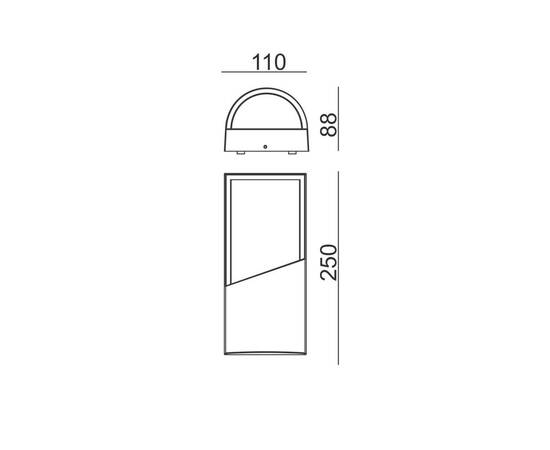 Уличный настенный светильник Escada 30004W/01, изображение 2