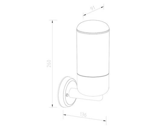 Уличный настенный светильник Escada 30005W/01, изображение 2
