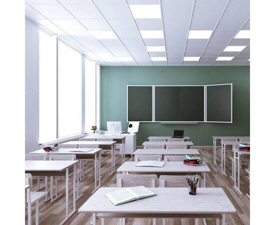 Светодиодная панель Feron Master ДВО 36W-5000К-595х595х40-опал 48783, изображение 5