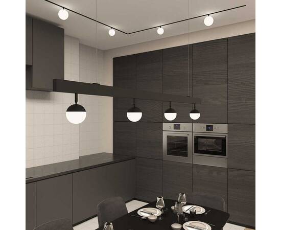 Трековый светодиодный светильник Denkirs Smart Moon DK8050-BK, изображение 5