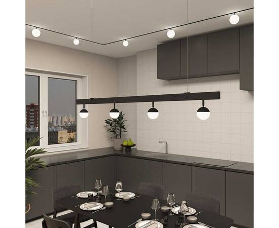 Трековый светодиодный светильник Denkirs Smart Moon DK8055-BK, изображение 4