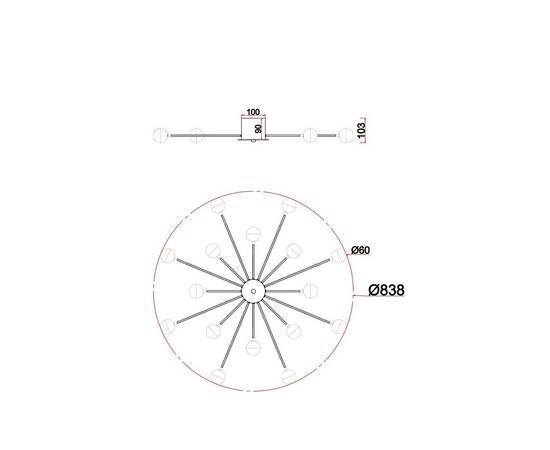 Потолочная люстра Freya Celebrity FR5242CL-16BS, изображение 7