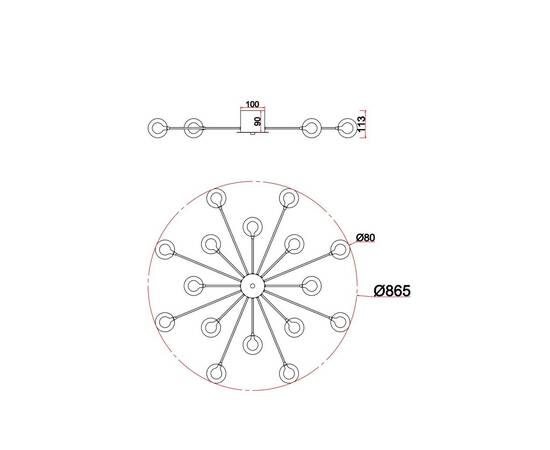 Потолочная люстра Freya Celebrity FR5242CL-16BS1, изображение 6