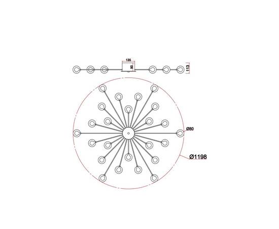 Потолочная люстра Freya Celebrity FR5242CL-24B1, изображение 6
