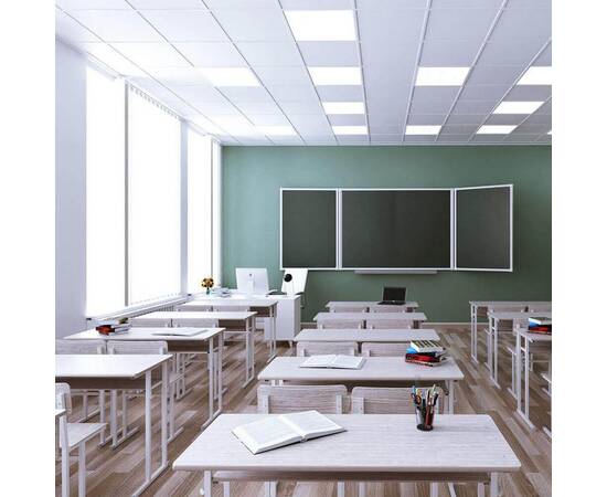 Светодиодная панель Feron Master ДВО 40W-4000К-595х595х40-опал 48784, изображение 4