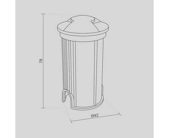 Ландшафтный светодиодный светильник Maytoni Flash O044DL-L1S3K, изображение 2