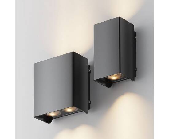 Уличный настенный светодиодный светильник Maytoni Shell O570WL-L10B3K, изображение 4