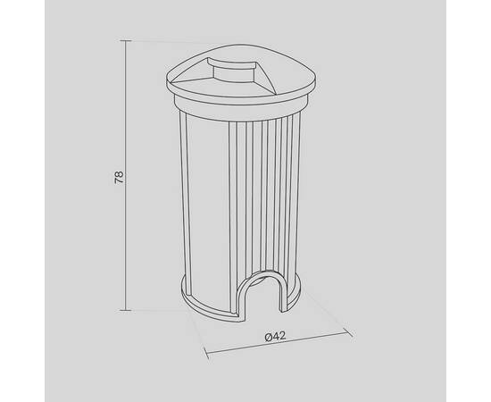 Ландшафтный светодиодный светильник Maytoni Flash O044DL-L1S3K1, изображение 2