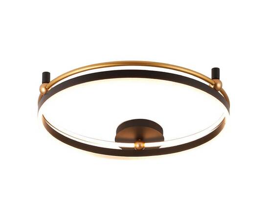 Потолочный светодиодный светильник Crystal Lux Fernando PL72W Led Black/Gold, изображение 3