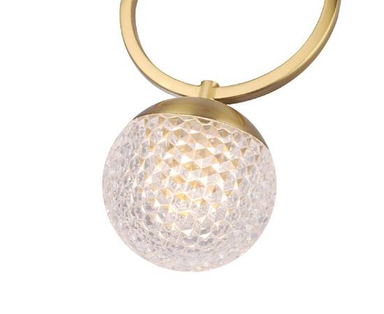Подвесной светильник Crystal Lux Carolina SP1 V1 BRASS, изображение 3